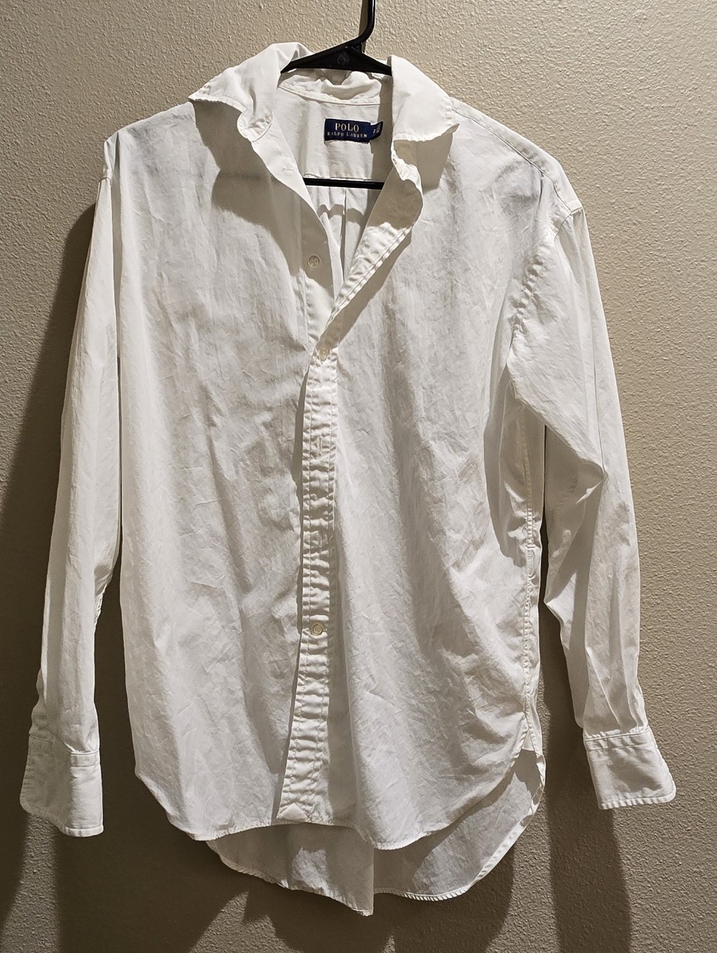 Nwot Polo By Ralph Lauren White Button-Down Shirt Sz 2